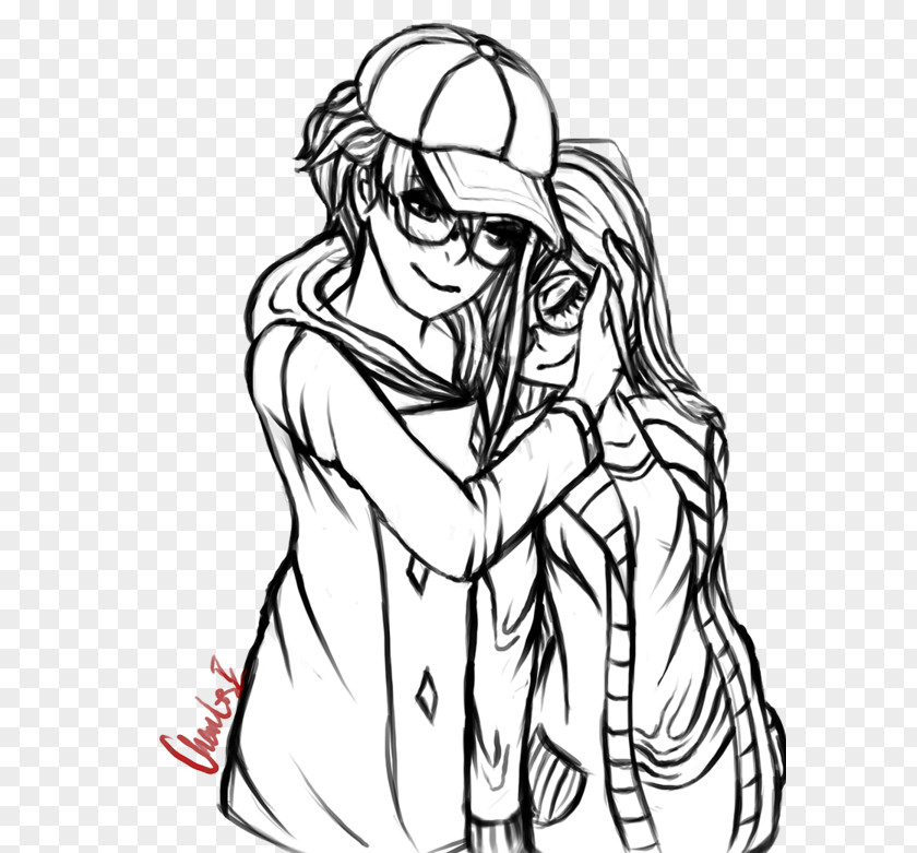 Couple Sketch Drawing Line Art /m/02csf Clip PNG