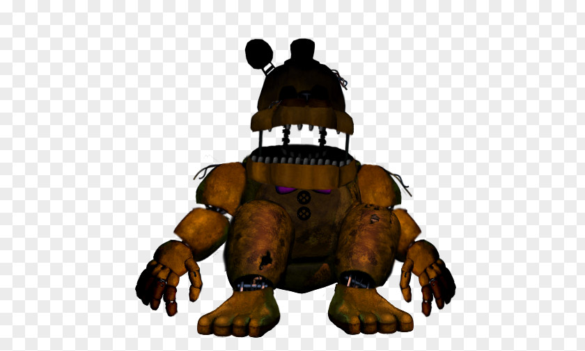 Golden European Style Five Nights At Freddy's 2 4 The Joy Of Creation: Reborn PNG