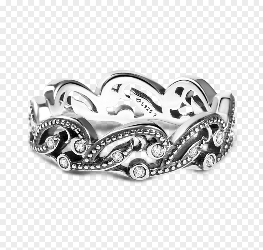 Silver Eternity Ring Bracelet Body Jewellery PNG