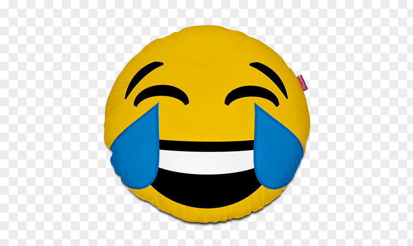 Smiley Face With Tears Of Joy Emoji Pillow Emoticon PNG