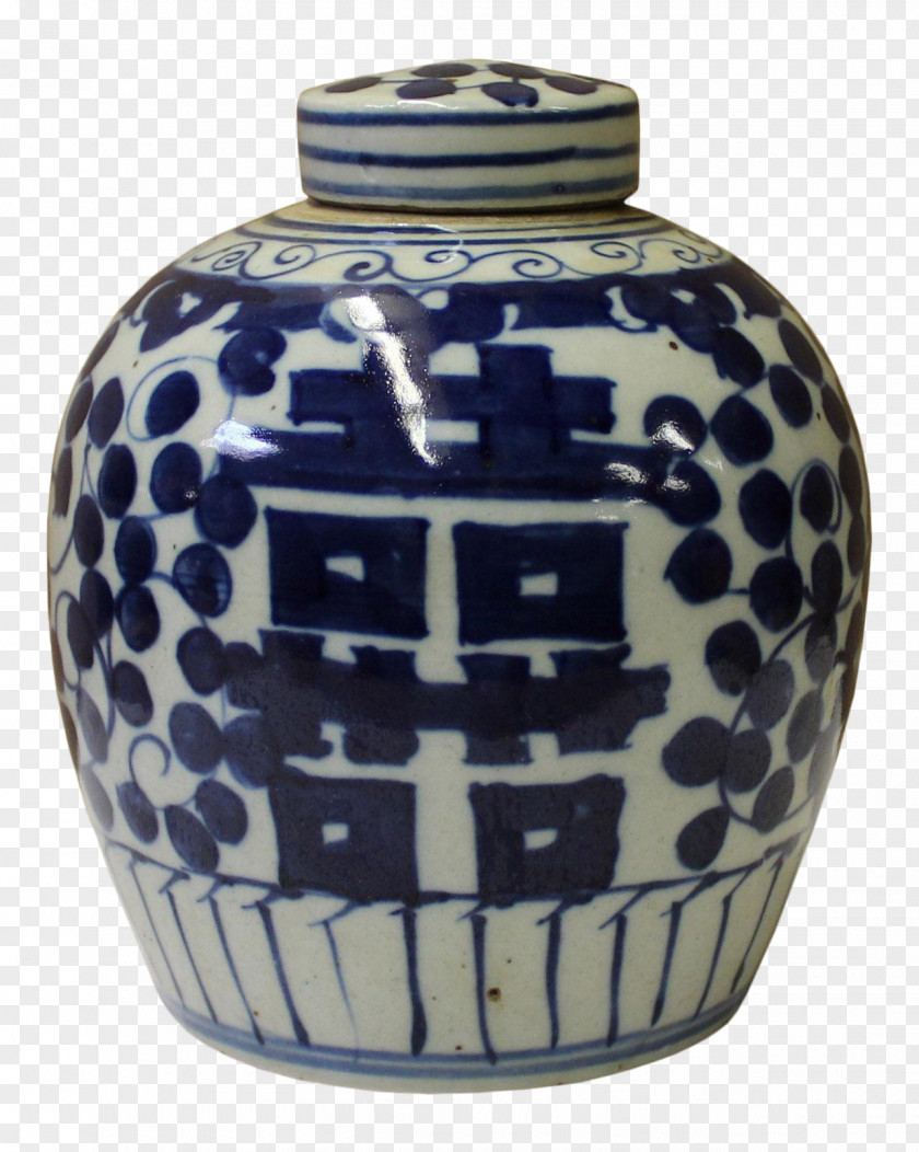 The Blue And White Porcelain Pottery Ceramic Vase Jar PNG