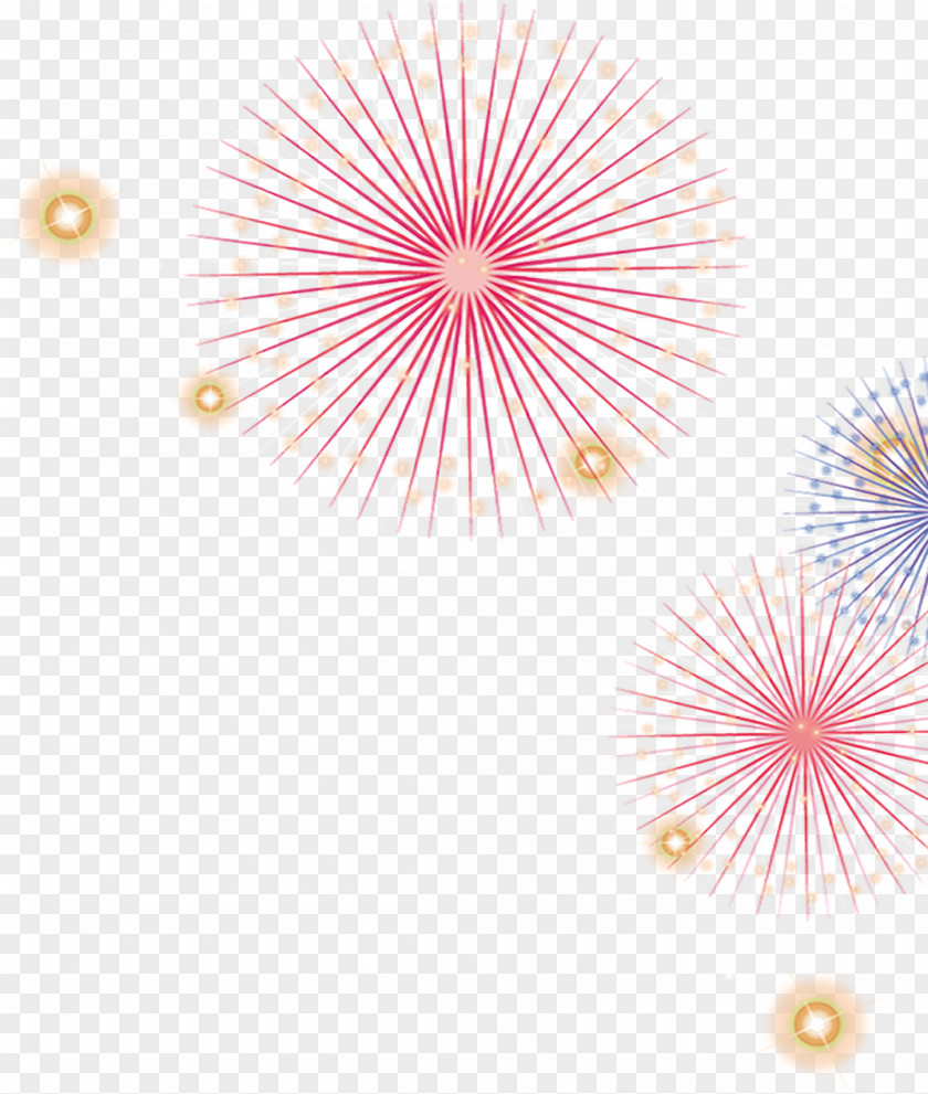 Cartoon Fireworks Light Effect Clip Art PNG