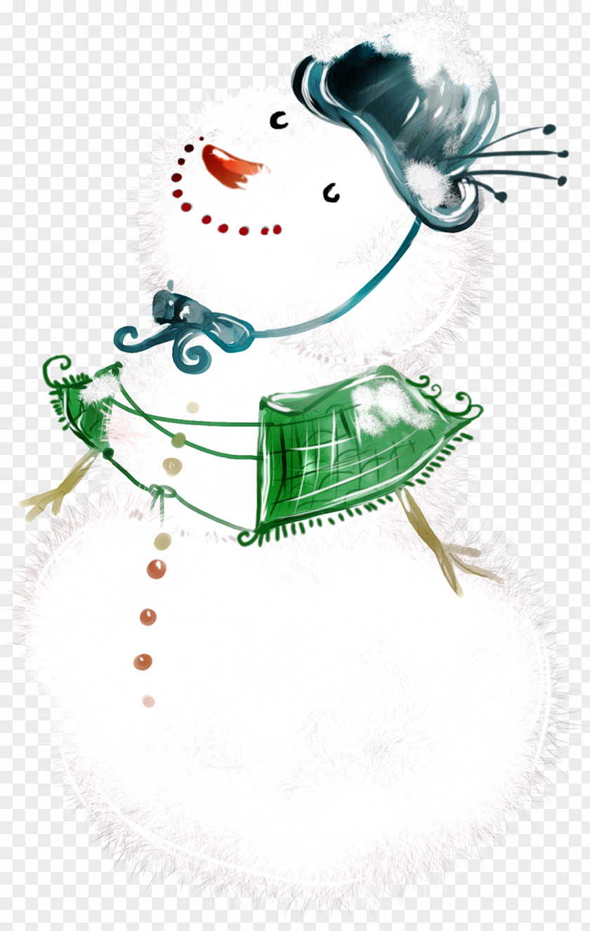 Cute Winter Snowman Artist Trading Cards Painting Wallpaper PNG