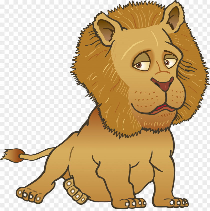 Lion Cartoon PNG
