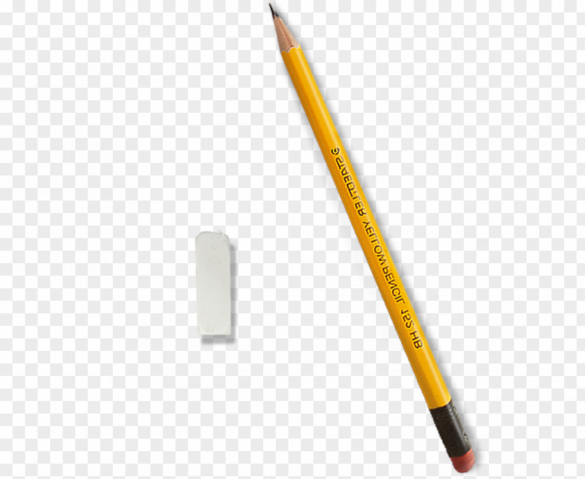 Pencil Yellow Material Angle PNG