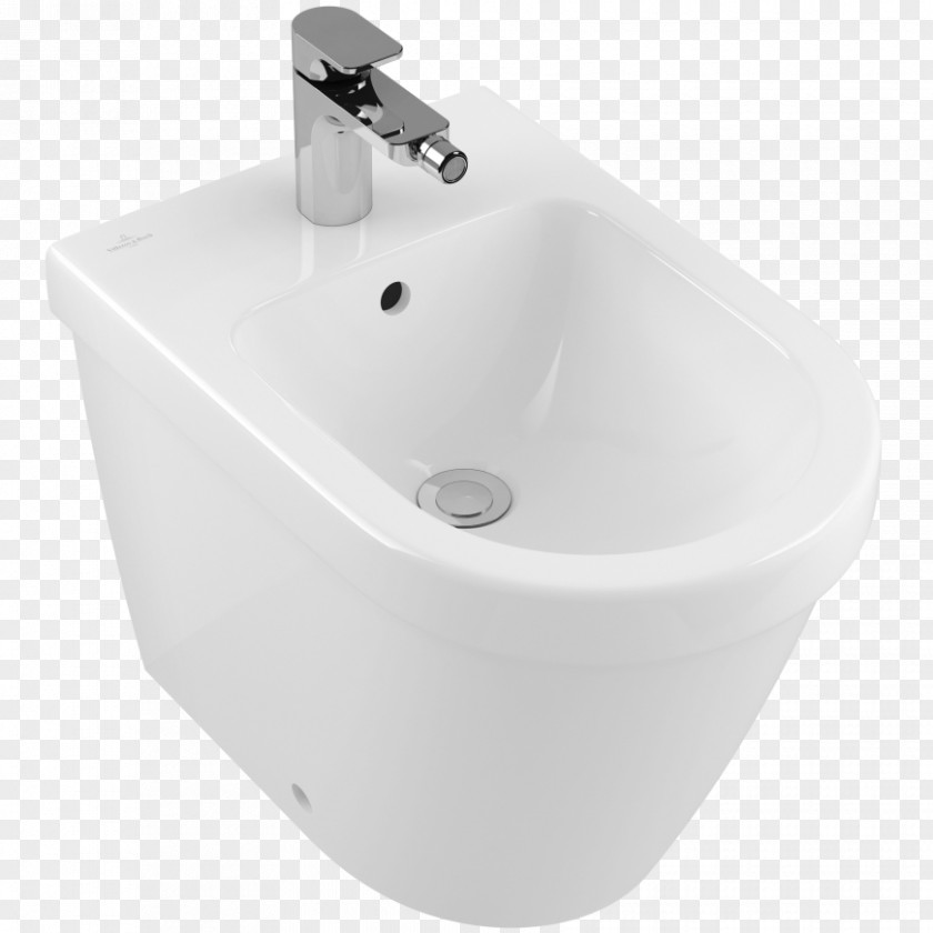 Sink Bidet Villeroy & Boch Ceramic Bathroom PNG