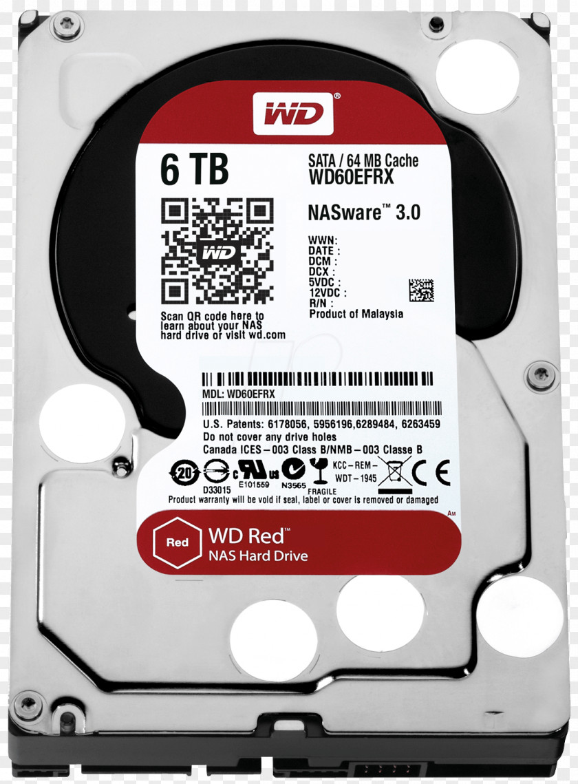 WD Red SATA HDD Hard Drives Network Storage Systems Serial ATA Western Digital PNG