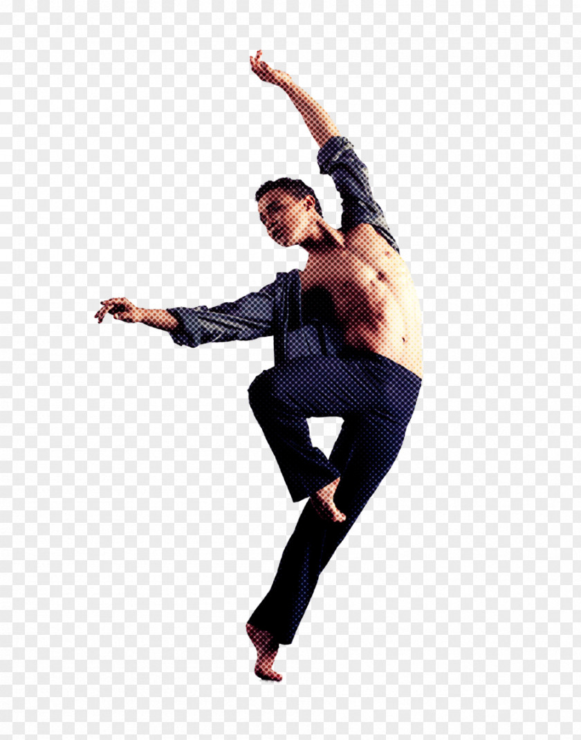 Athletic Dance Move Dancer Modern Jumping PNG