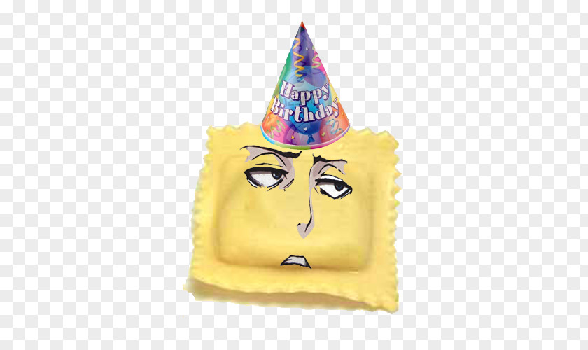 Birthday Ravioli Party Hat Costume PNG