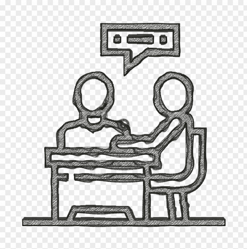 Chair Line Art Hr Icon Business Consultation PNG