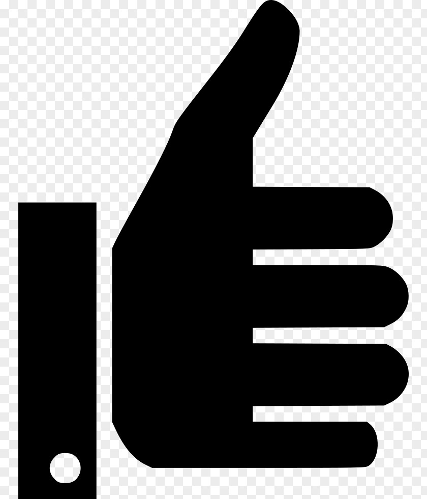 Design Thumb White Font PNG