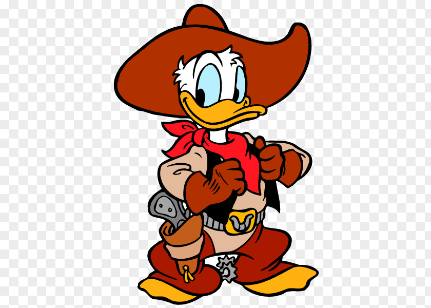 Donald Duck Daisy Mickey Mouse Minnie Cowboy PNG
