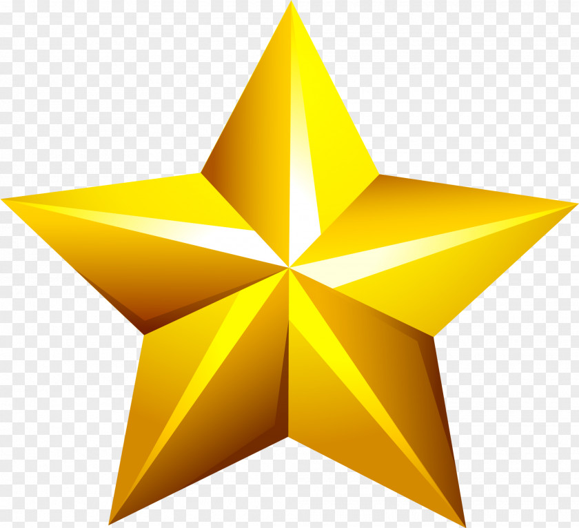 Golden Star Clip Art PNG