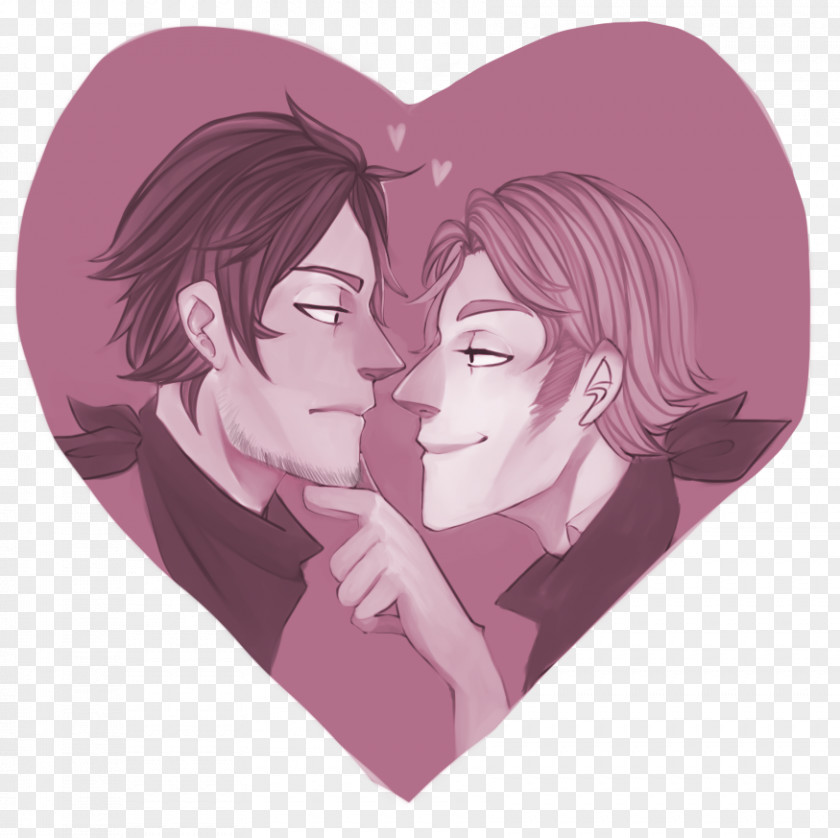 Graffiti Boy Love Cheek Nose Valentine's Day PNG