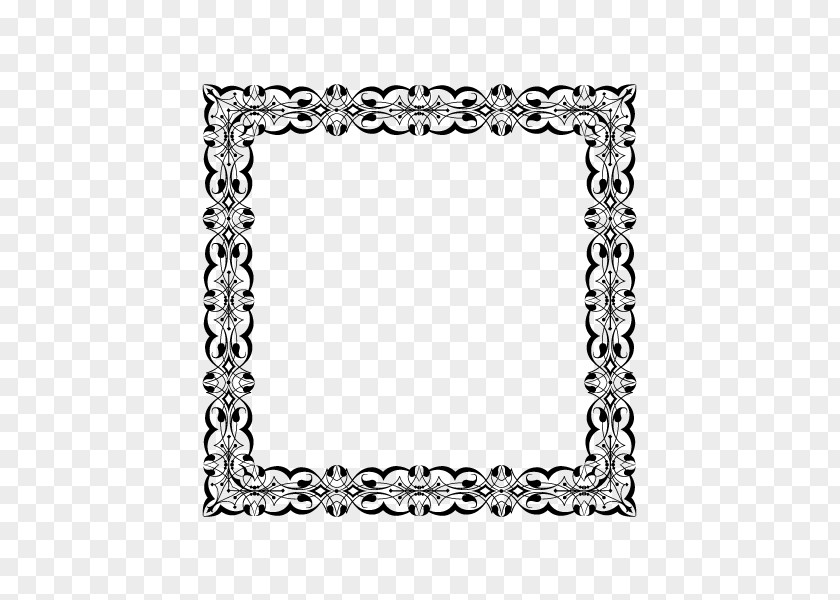 Simple Square Frame Software Pattern PNG