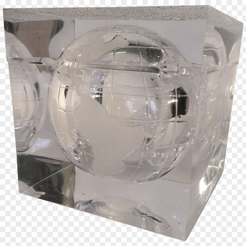 Ice Bucket Budweiser Glass Plastic Crystal PNG