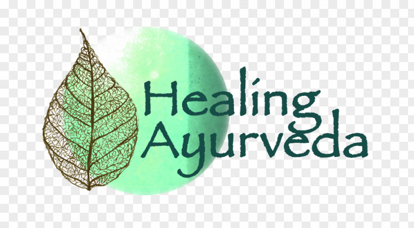 Leaf Logo Brand Ayurveda Font PNG