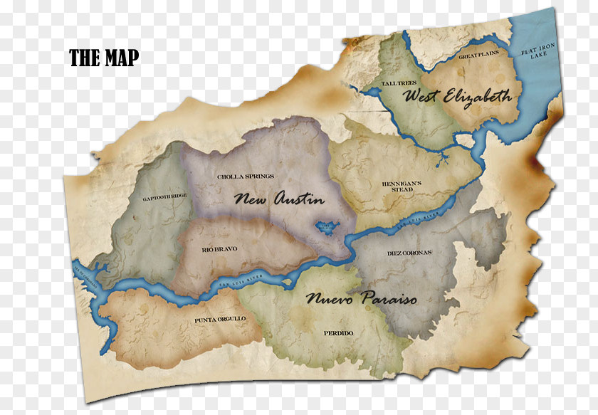 Map Red Dead Redemption 2 Tuberculosis PNG