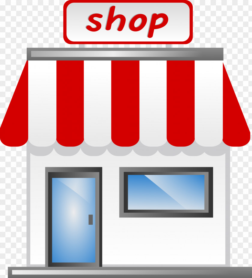 Big Store Cliparts Shopping Storefront Clip Art PNG