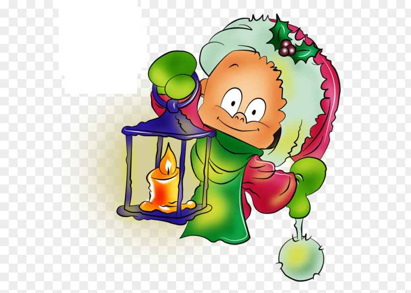 Cartoon Child Christmas Clip Art PNG