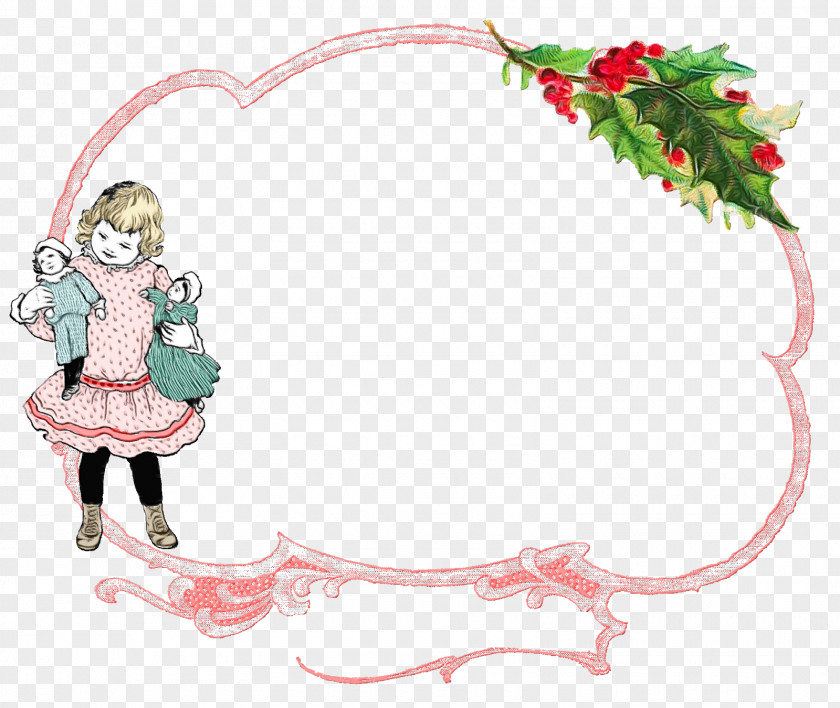 Christmas Picture Frame Party Background PNG