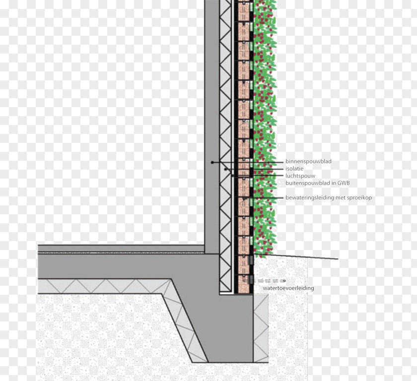 Design Green Wall Garden Facade Roof PNG