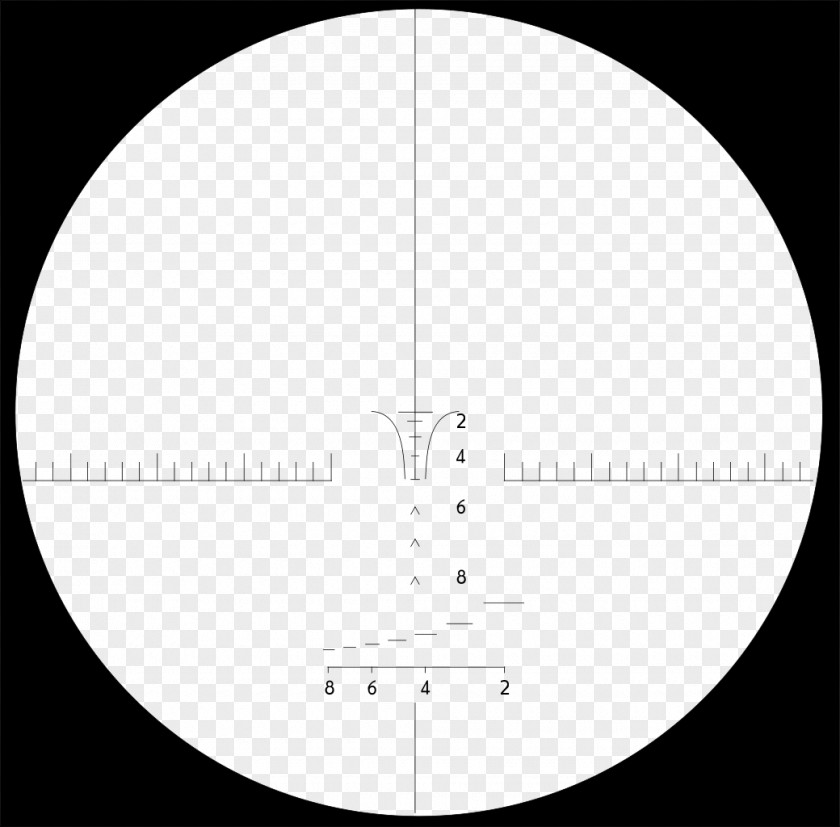 Scope Black And White Circle Angle Pattern PNG
