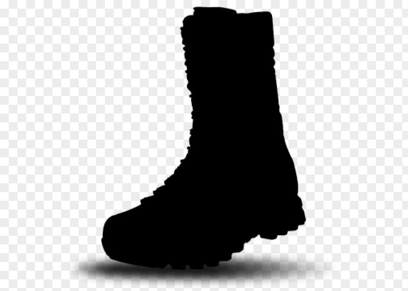 Shoe Boot Walking Font Black M PNG