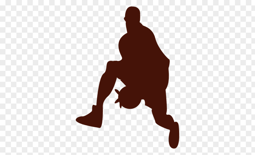 Basketball Sport Athlete Stencil PNG