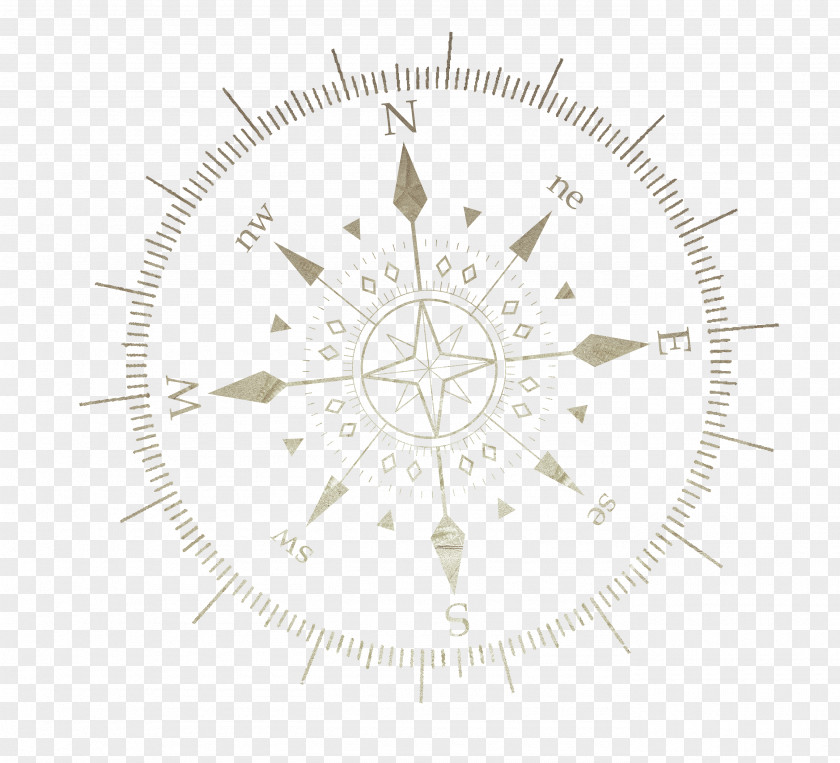 Beautiful Brown Compass Rose PicsArt Photo Studio Sticker Text PNG