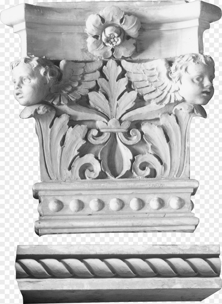 Column DepositFiles Capital Architecture Stone Carving PNG