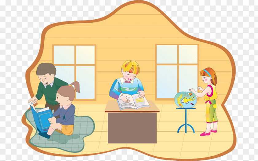 Community Newsletter Illustration Cartoon House Product Recreation PNG