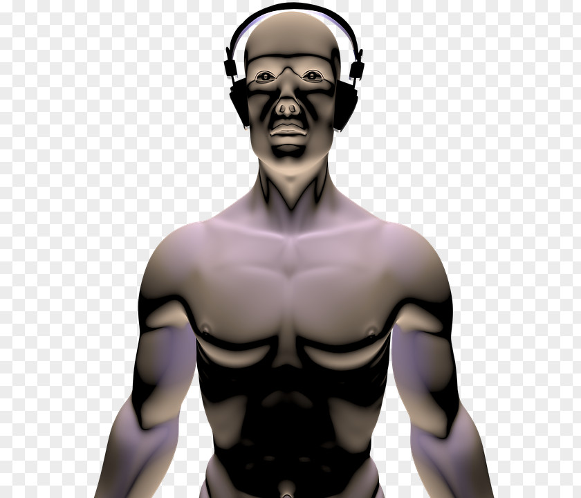 Fitness People Headphones PNG