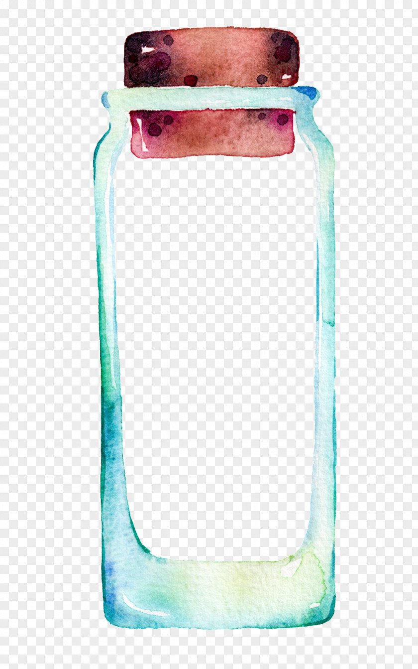 Glass Bottle Water Bottles Drawing PNG