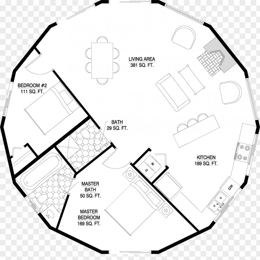 House Floor Plan Tiny Movement Hogan PNG