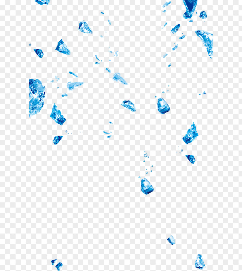 Ice Cube Blue PNG