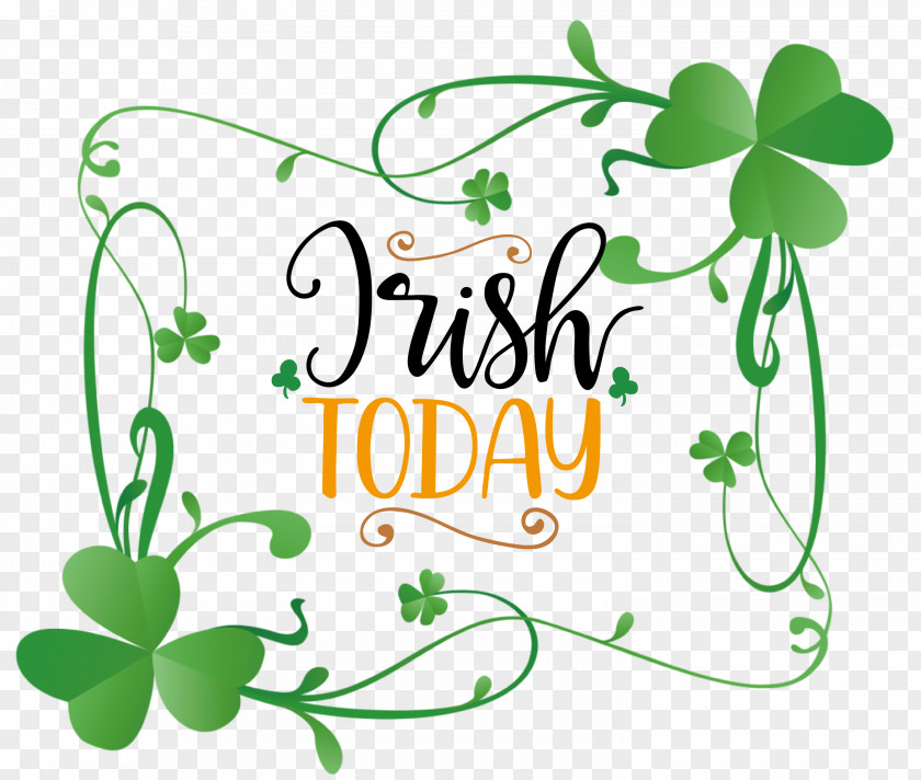 Irish Today Saint Patrick Patricks Day PNG