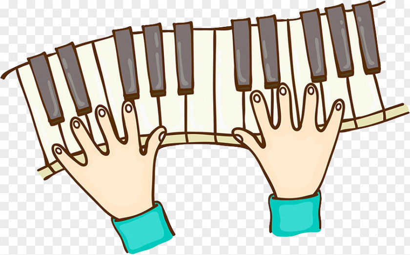 Piano Pianist Music Action Illustration PNG Illustration, Hand-painted piano action figures clipart PNG