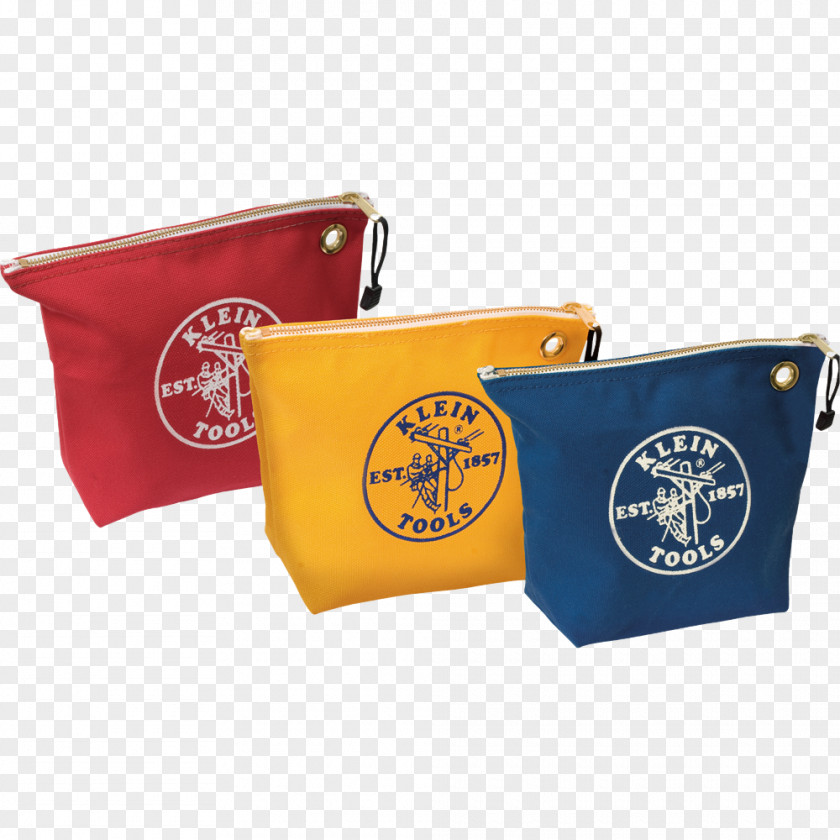 3 PackBag Klein Tools Zipper Bags 5140 Canvas Assorted PNG