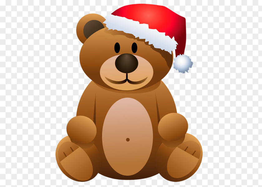 Bear Santa Claus Christmas Clip Art PNG