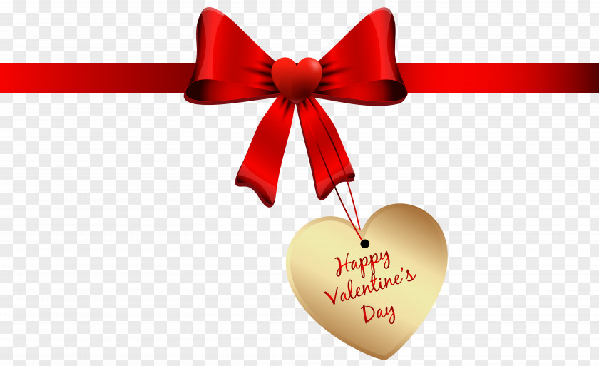 Happy Valentines Day Bow PNG Clipart Image Valentine's Clip Art PNG
