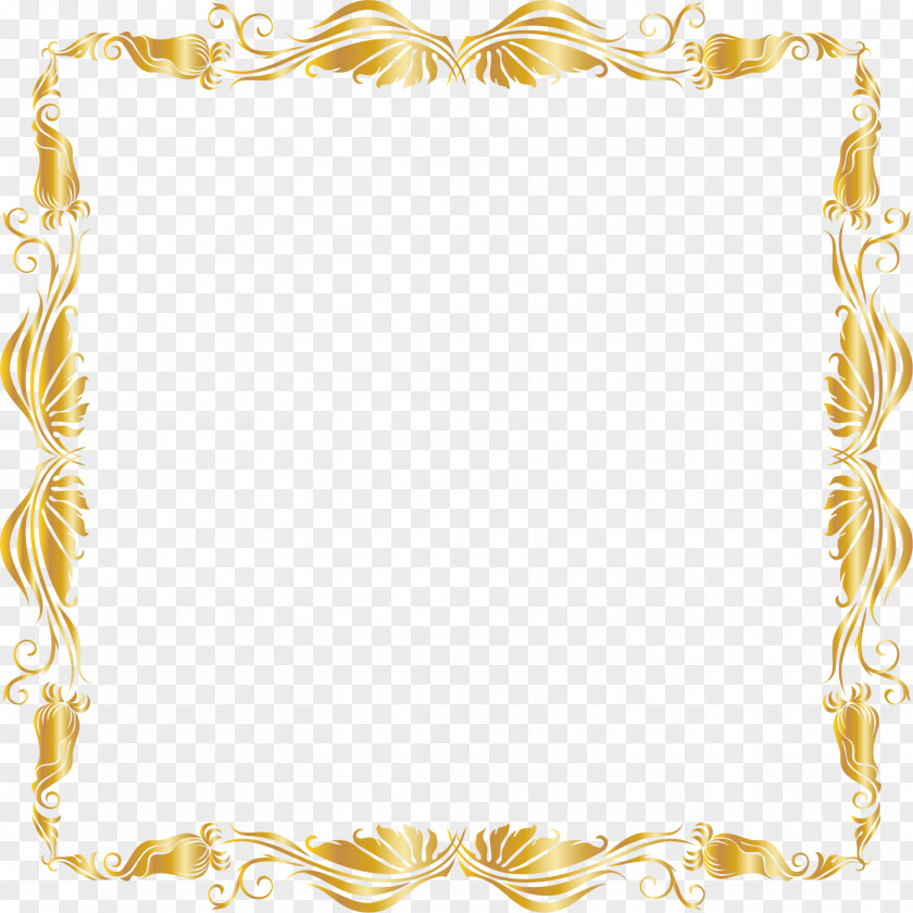 Luxury Gold Pattern PNG