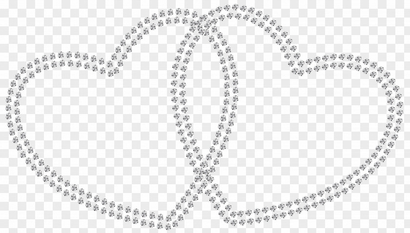 Pearls Heart Diamond Clip Art PNG