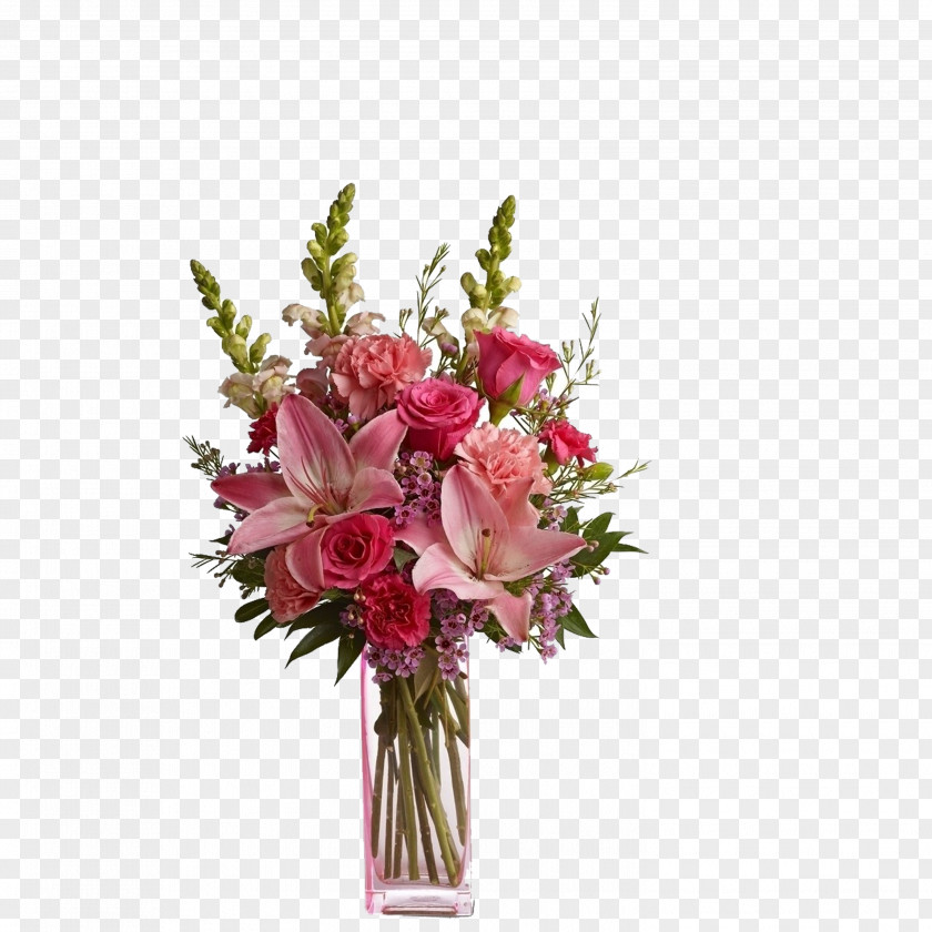 Vase Flower Bouquet Mothers Day Floristry Valentines PNG