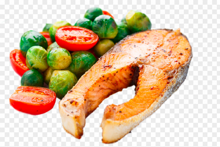 Awesome Fish Block Frying Food Tomato Omega-3 Fatty Acid PNG