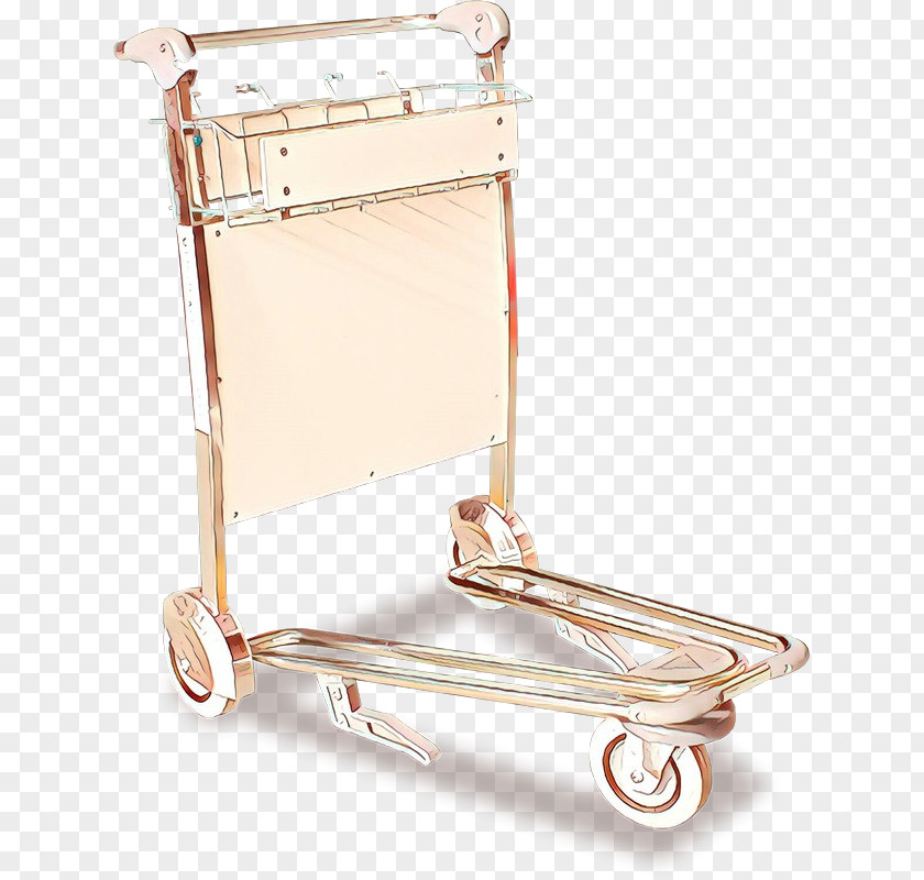Beige Wheel Vehicle Cart PNG