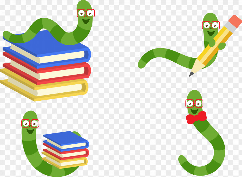 Green Caterpillar Clip Art PNG