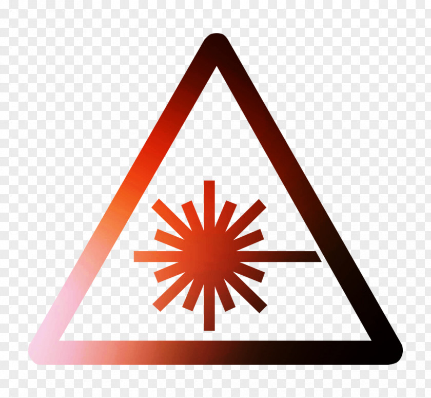 Warning Sign Laser Safety Hazard Symbol PNG