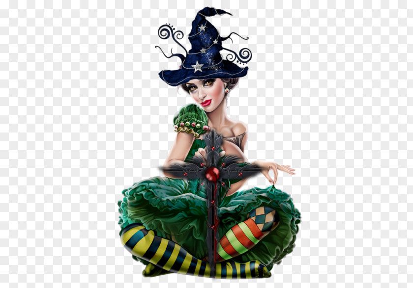 Woman 3d Witch Jolie Sorcière Costume Halloween PNG