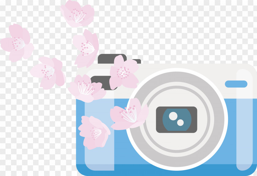 Camera Flower PNG